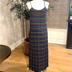 Merona Maxi dress with colored polka dots